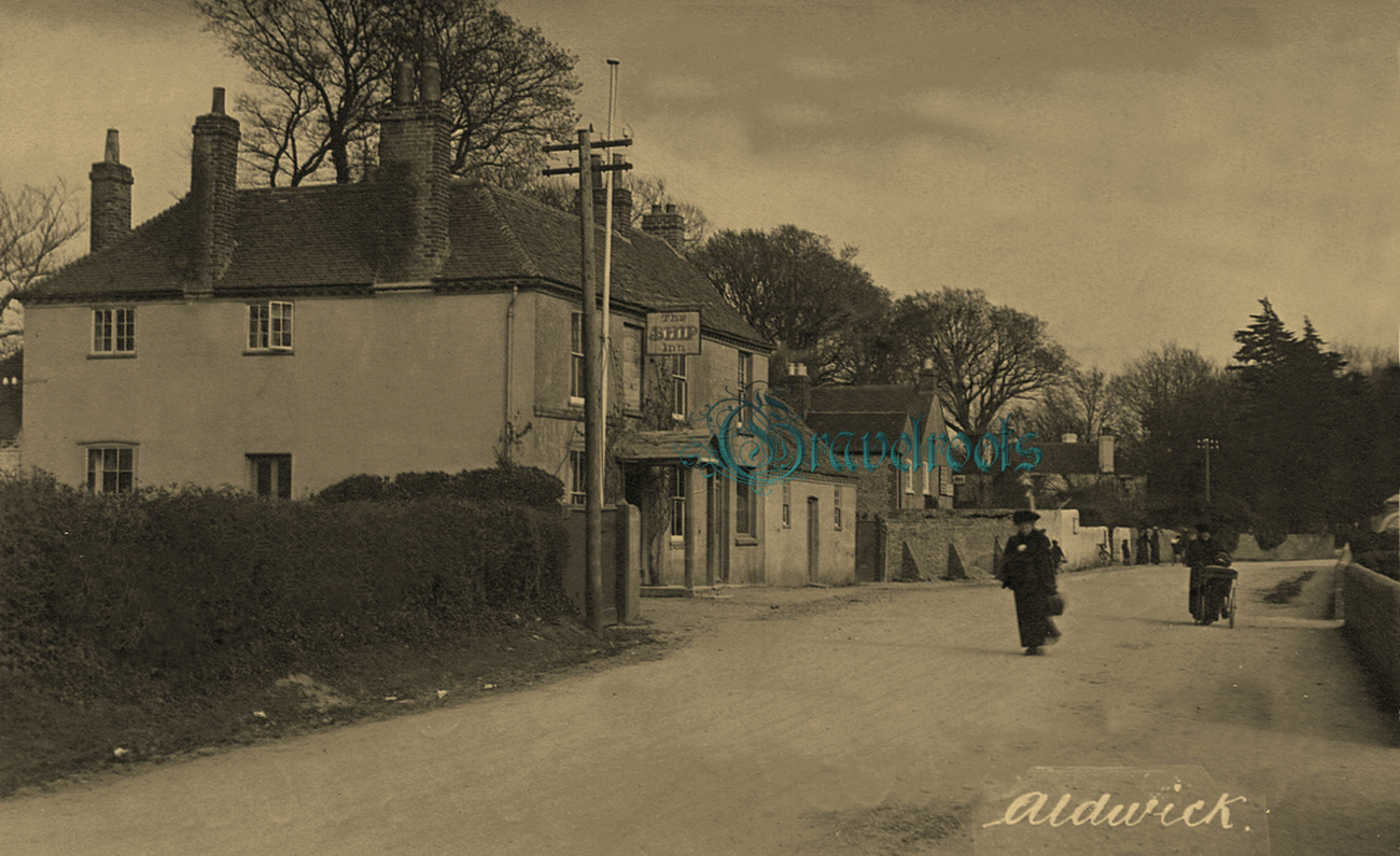  old photo of Ship Inn, Aldwick, Sussex - click image below to return