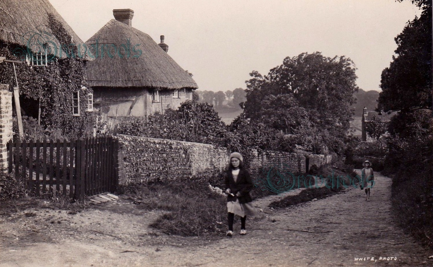 Old photos of South Lane, Houghton, near Amberley -  - click image below to return