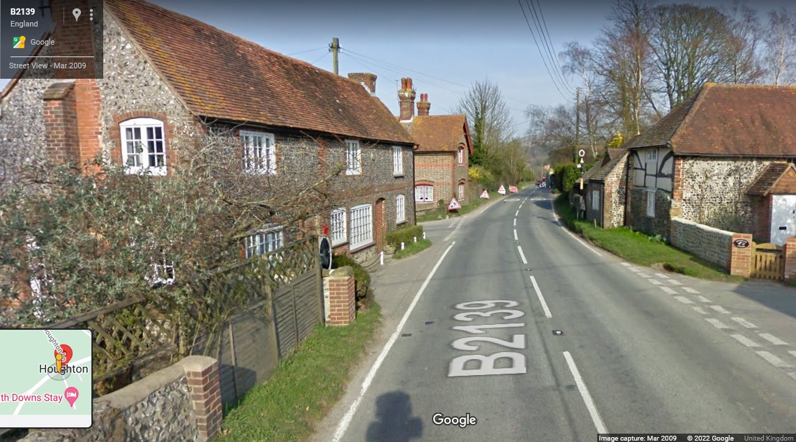 B2139 Houghton, sussex - click image to return
