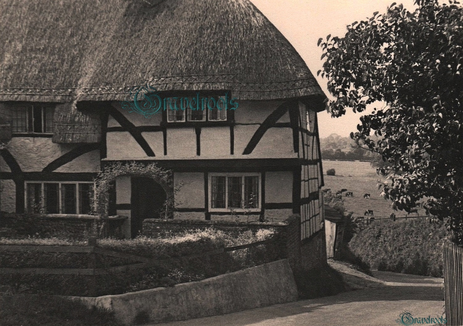 Old photos of Old Farmhouse, Houghton Lane, Houghton, Amberley -  - click image below to return