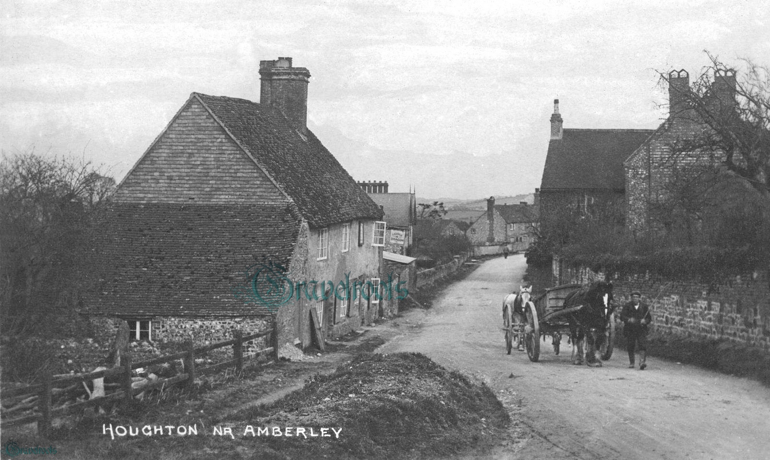 Old photos of George & Dragon Pub, Houghton, Nr Amberley -  - click image below to return
