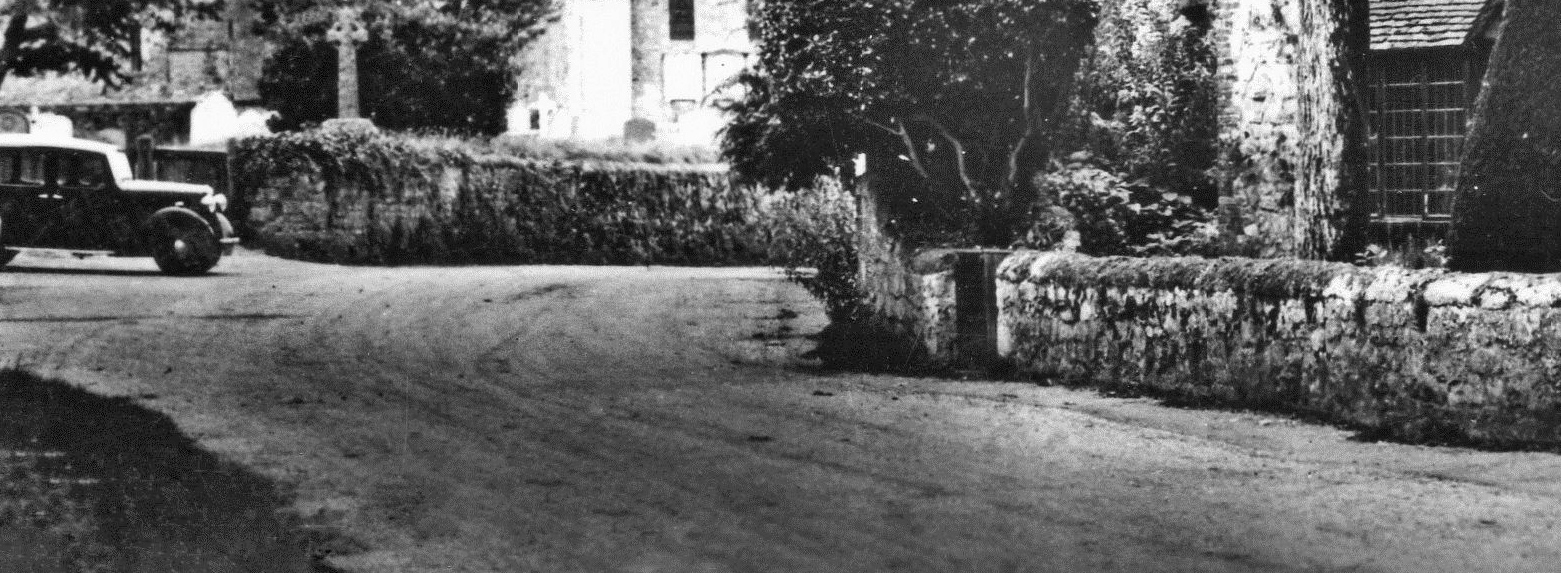 Old photos of Amberley Church & Street - click image to return