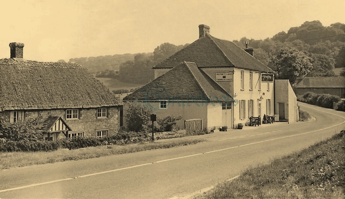  old photos of White Horse pub, Bury, Sussex - click image below to return