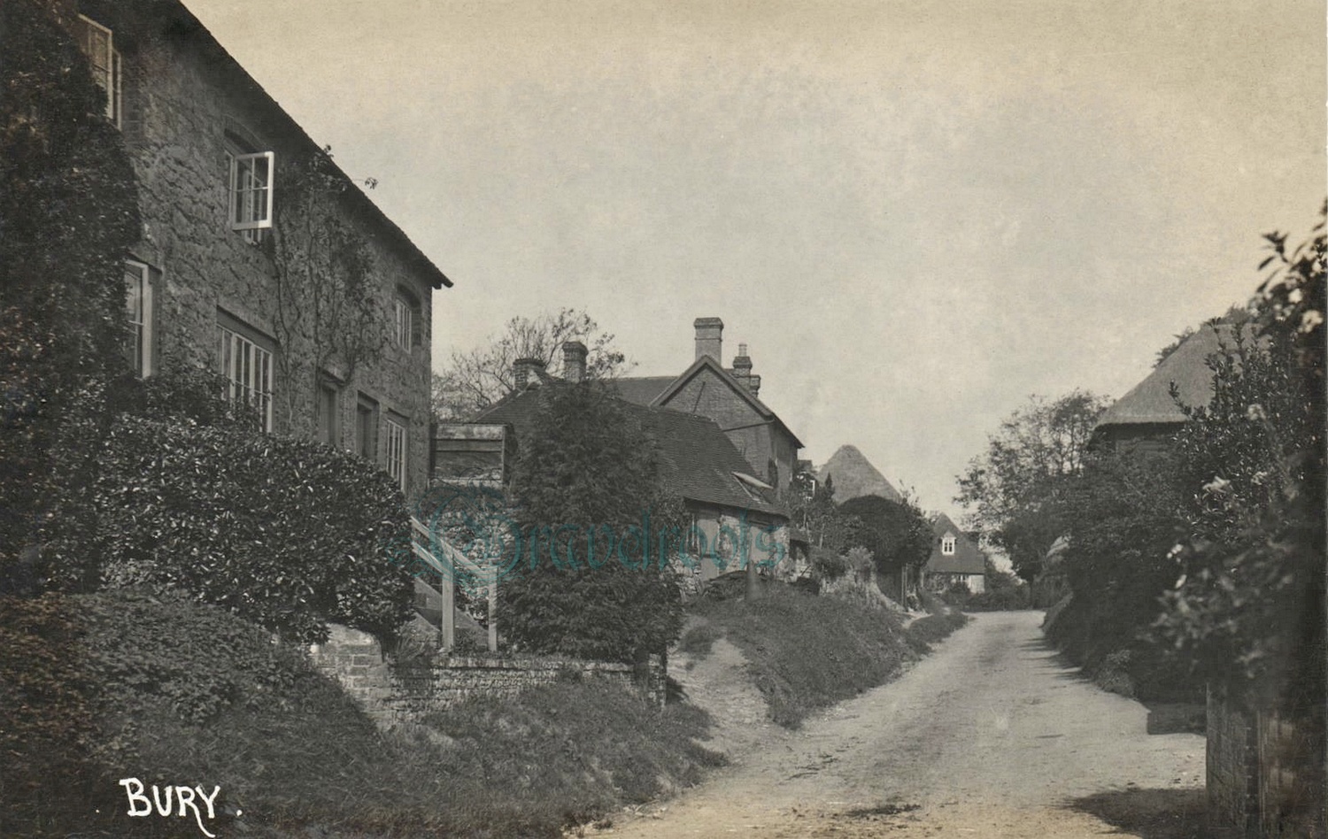  old photo of The Street, Bury, Sussex - click image below to return