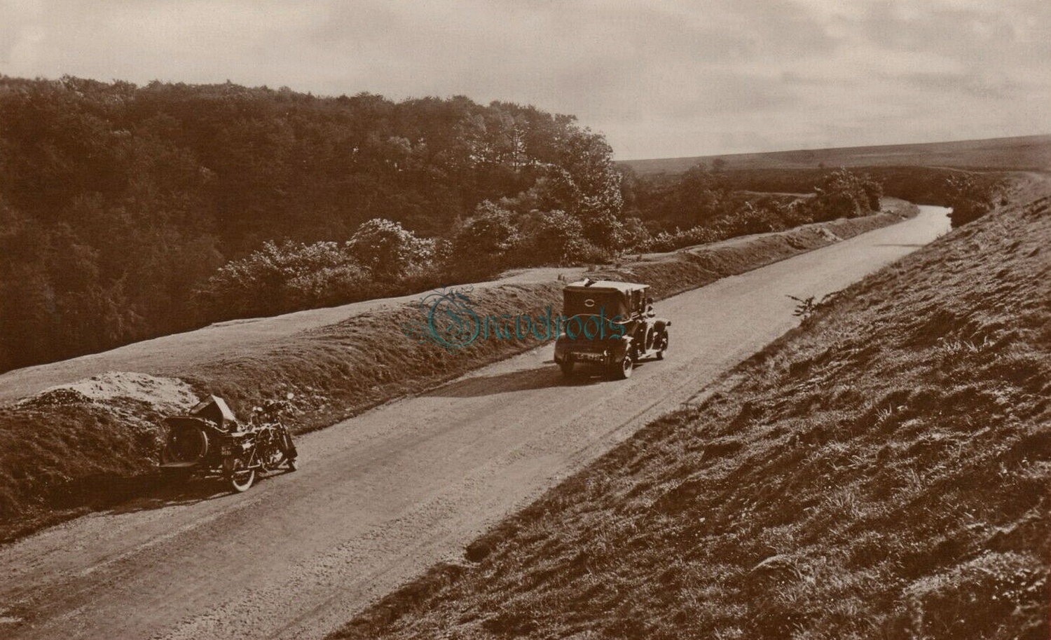  old photo of Bury Hill, Sussex - click image to return