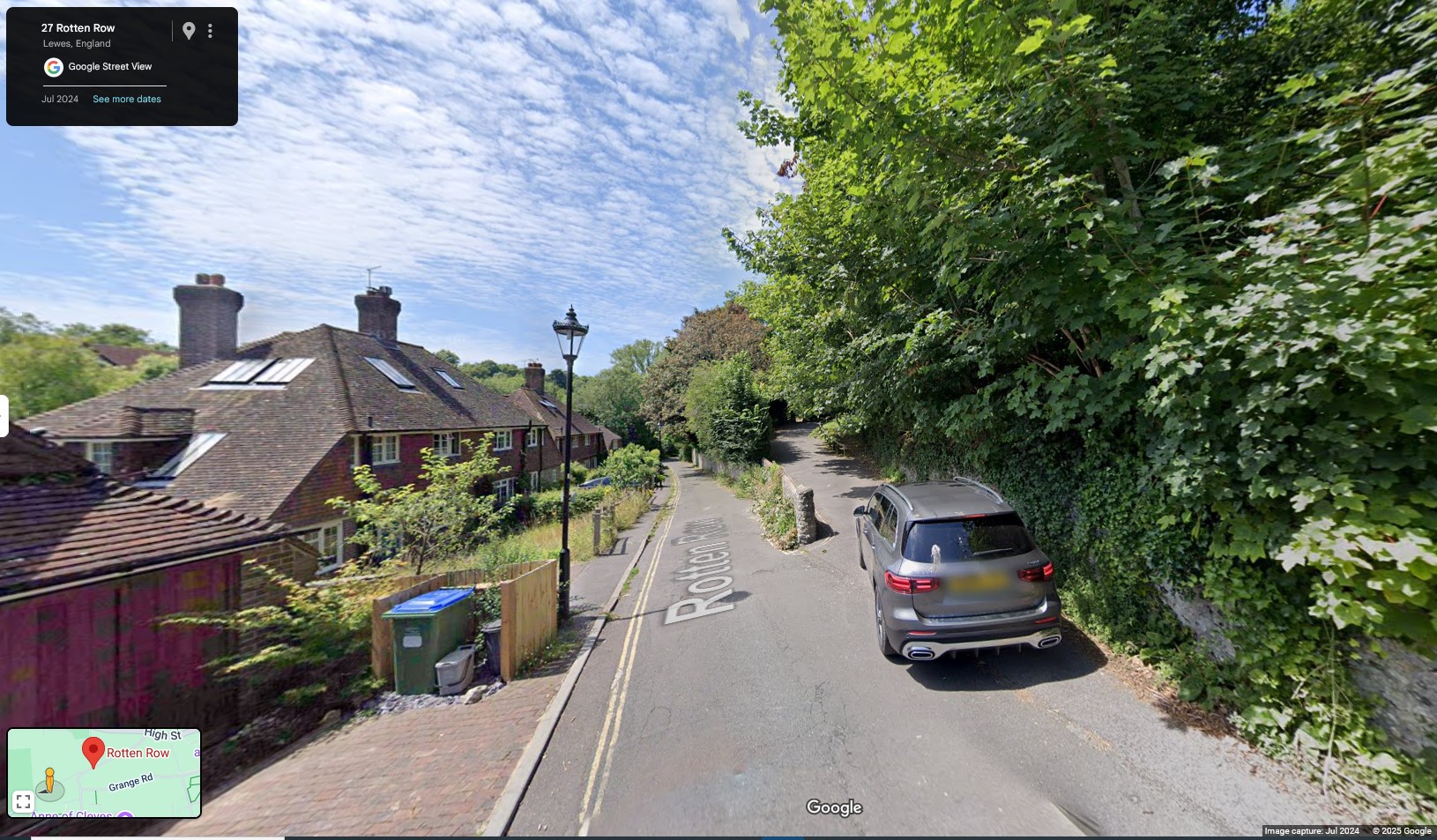 Rotten Row, Lewes, Sussex - click image to return