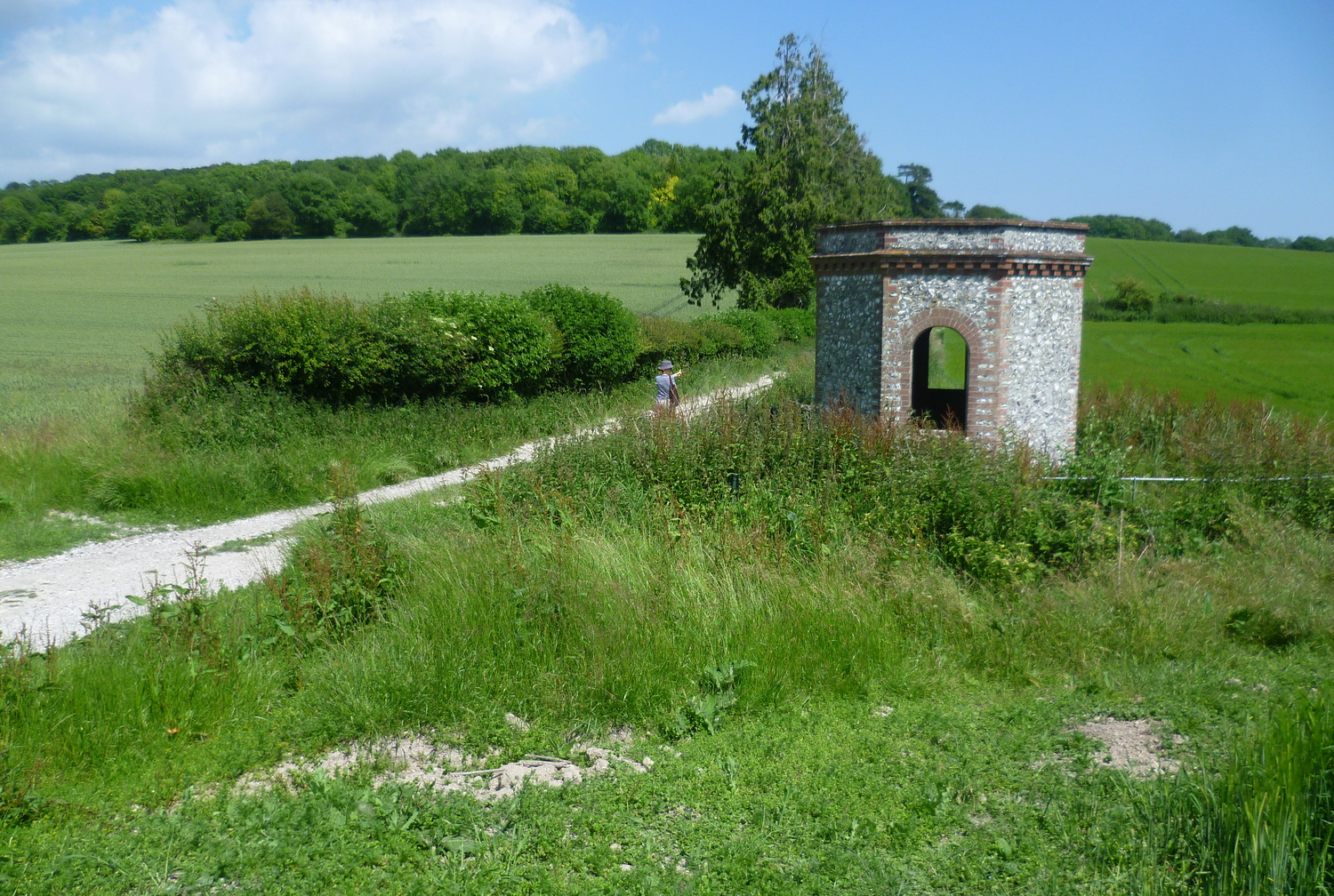 Old photo of Eartham, Sussex - click image below to return