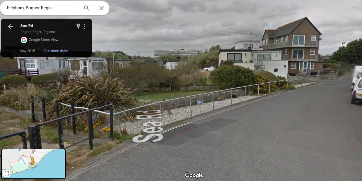 Sea Road, Felpham, Sussex - click image to return