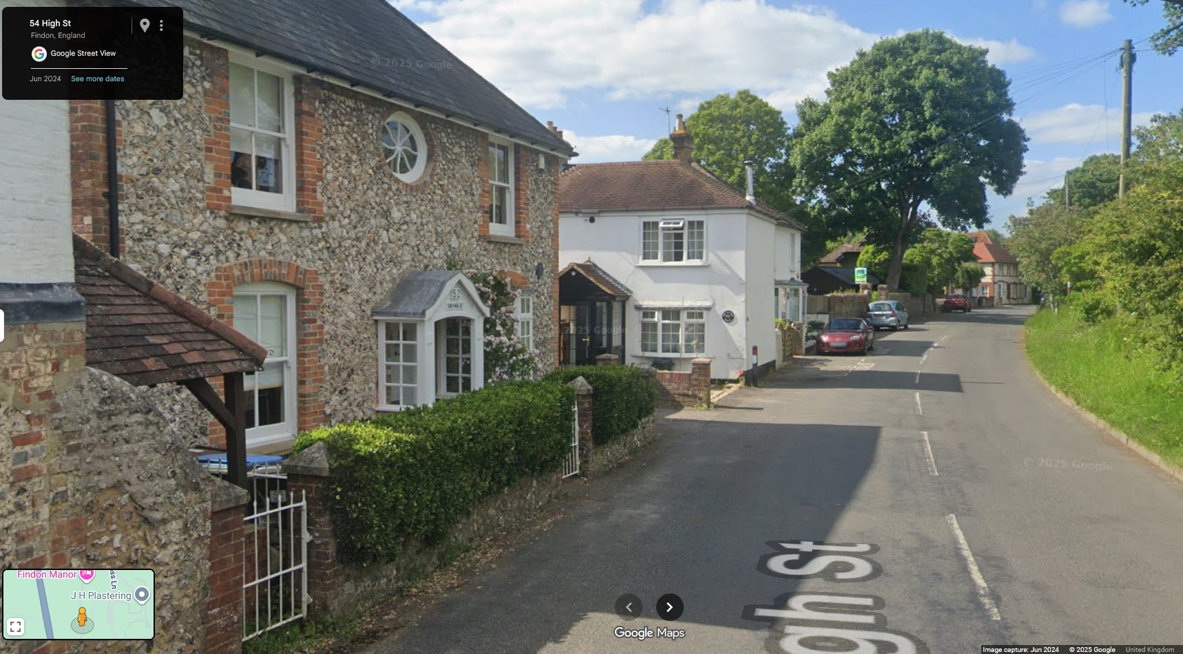 High Street, Findon, Sussex - click image to return