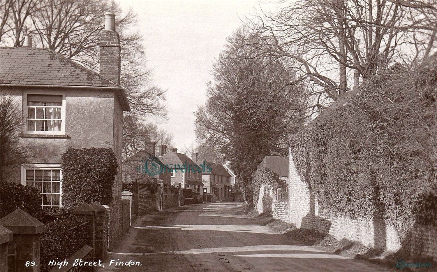 High Street, Findon, Sussex, click image to return