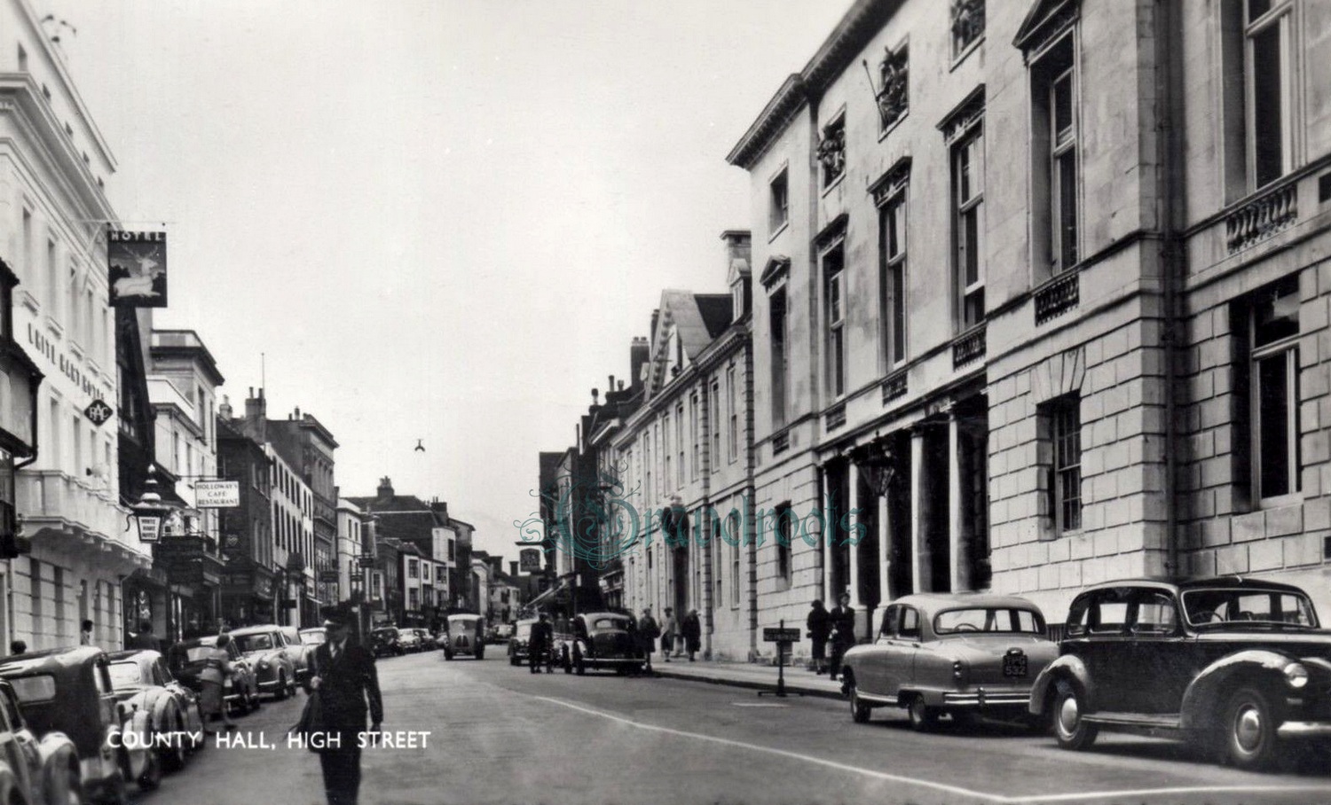  old photos of County Hall, High Street, Lewes, Sussex - click image below to return