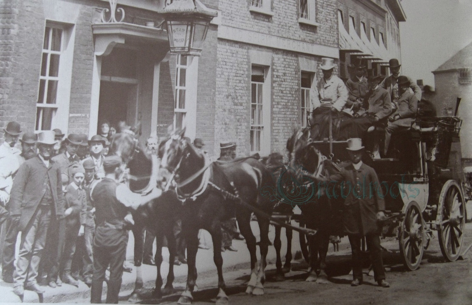 old photo of Lewes, Sussex - click image to return