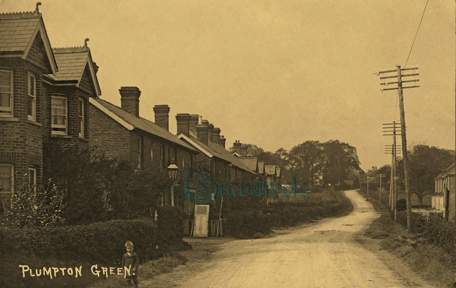  old photo of Station Road, Plumpton Green, Lewes, Sussex - click image below to return