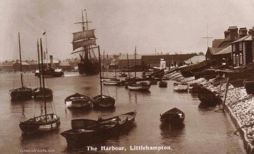 Pier and harbour old Littlehampton