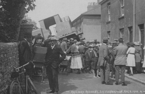 train crash, old Littlehampton