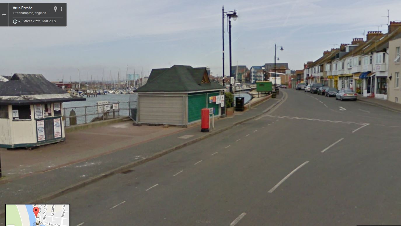 Pier Road & Harbour, Littlehampton - click image below to return