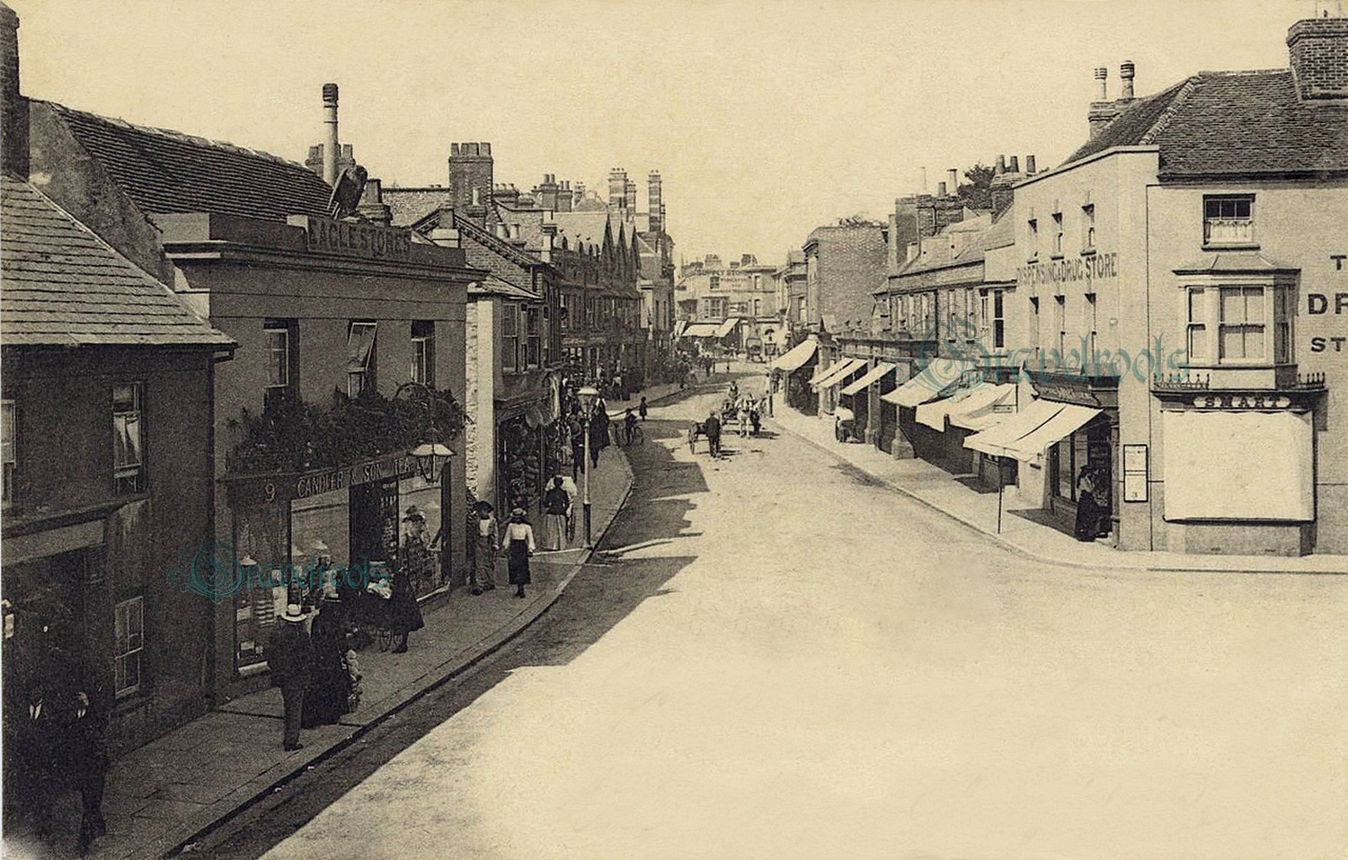 Old Littlehampton High Street - click image to return