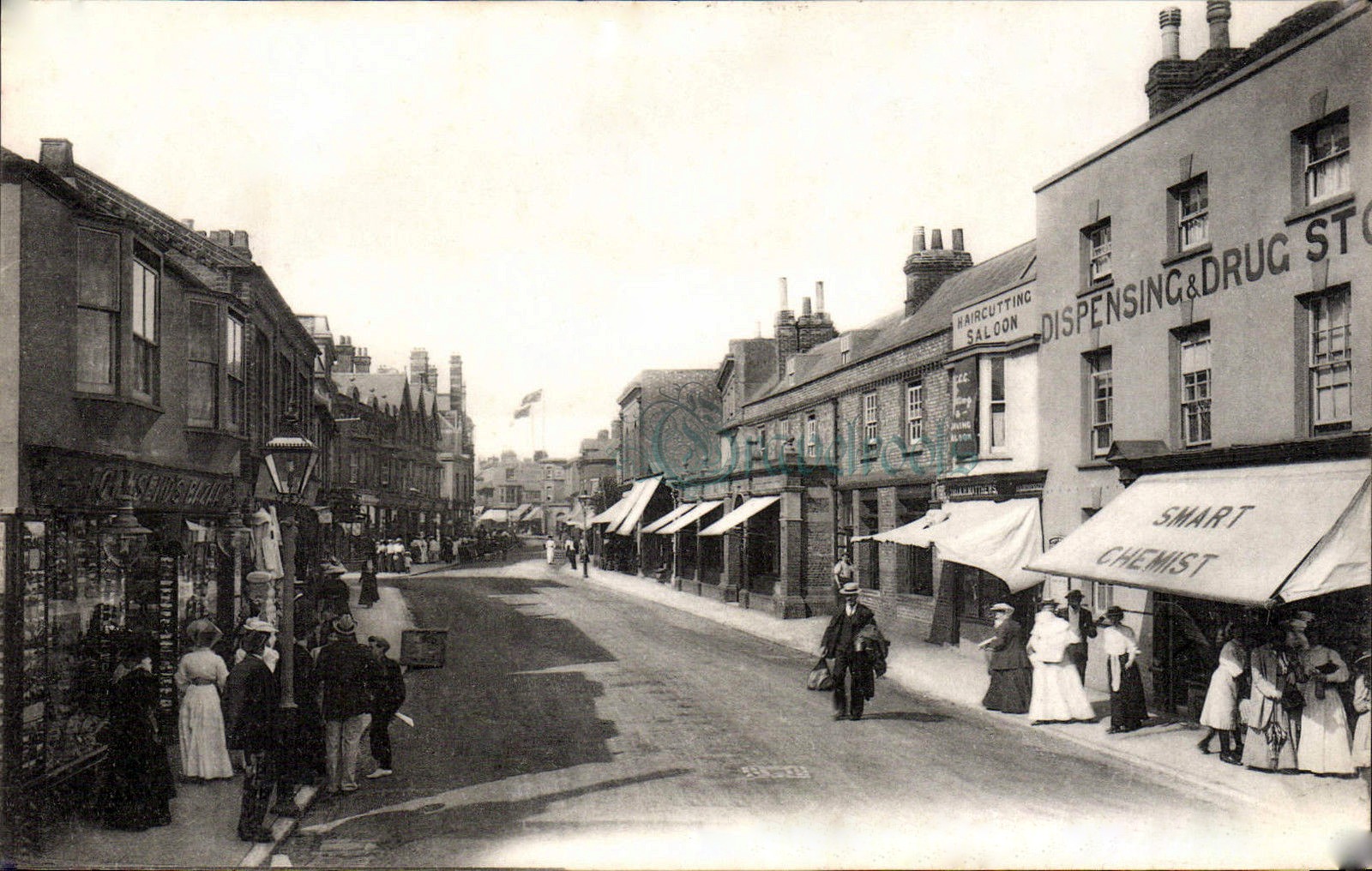Old Littlehampton High Street - click image below to return
