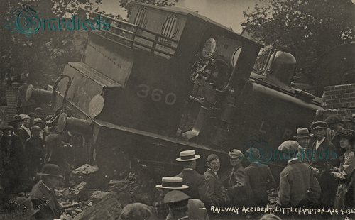 train crash, old Littlehampton