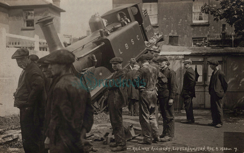 train crash, old Littlehampton