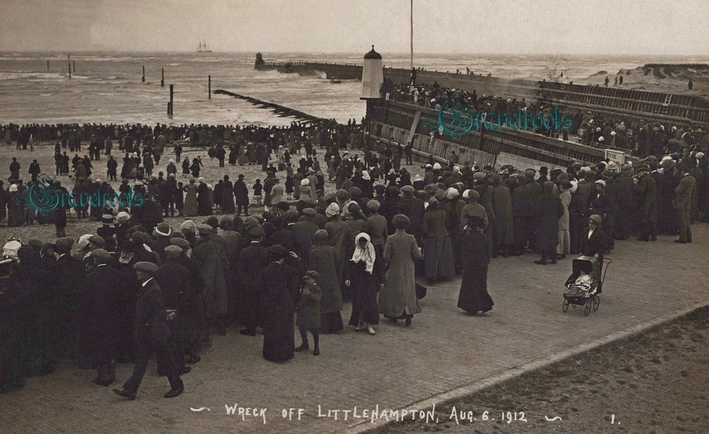 ship in distress off Littlehampton - click image below to return