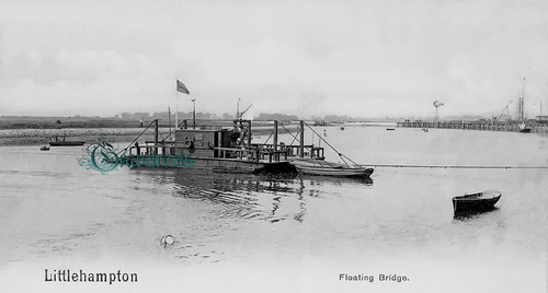 Floating Bridge, old Littlehampton