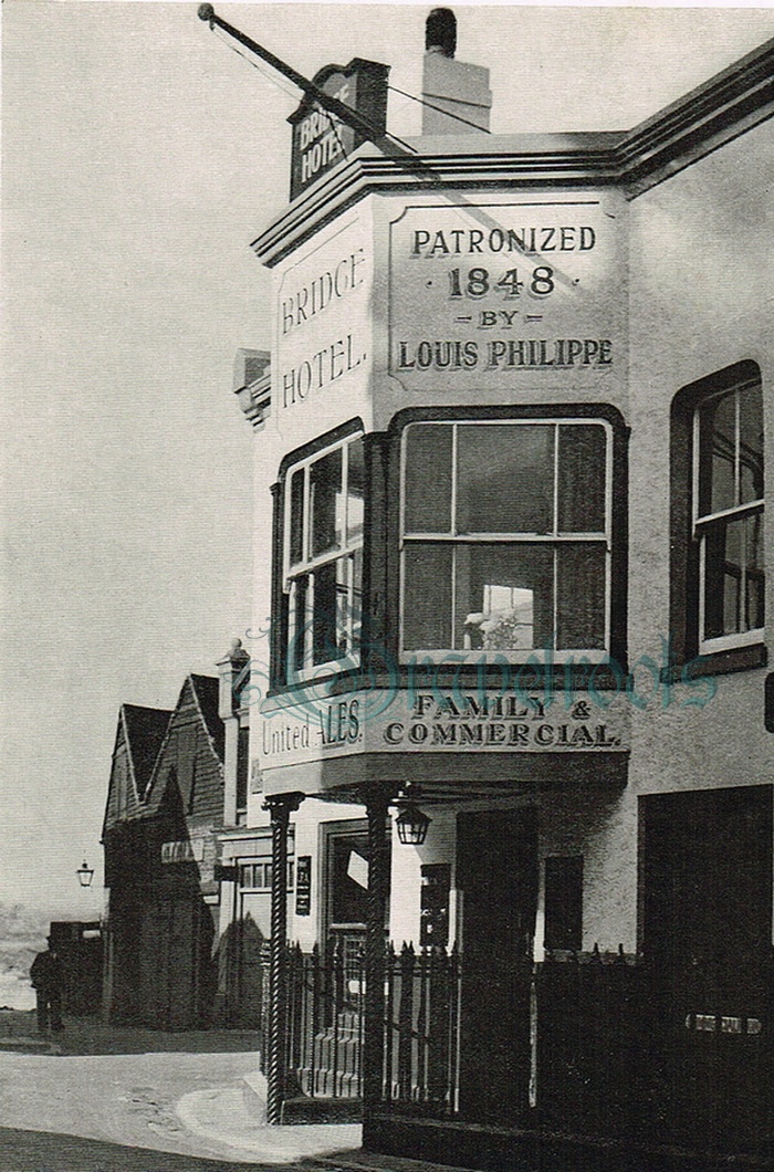 Bridge Hotel, Newhaven old photo - click image below to return