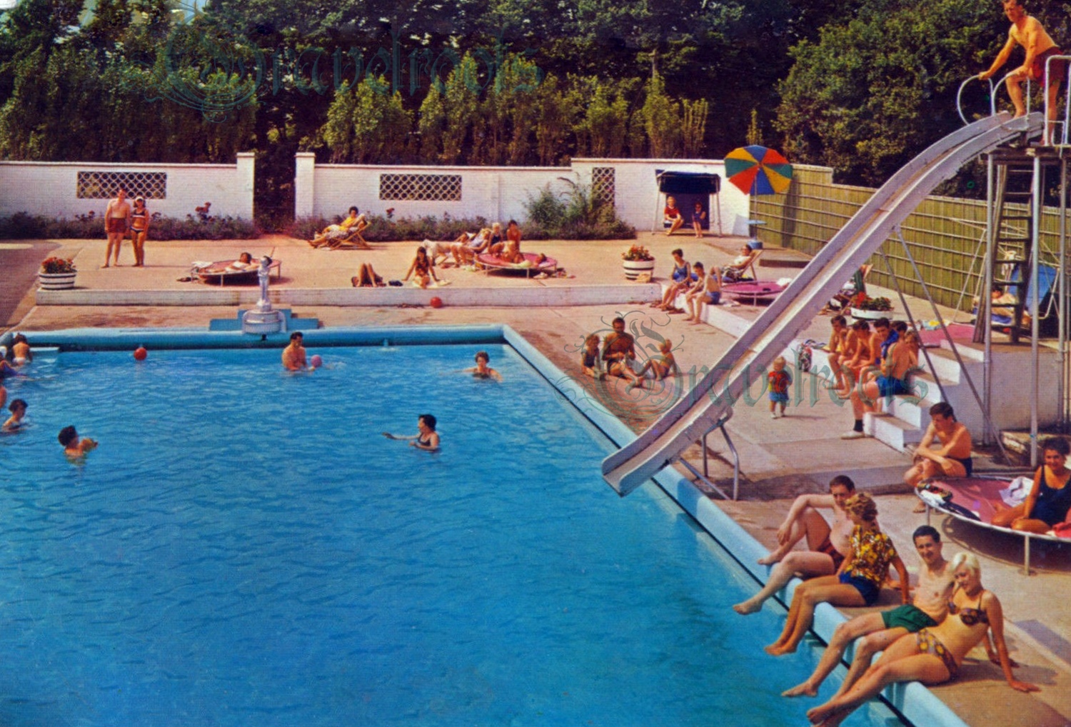  old photo of Riviera Lido, Pagham, Sussex - click image to return