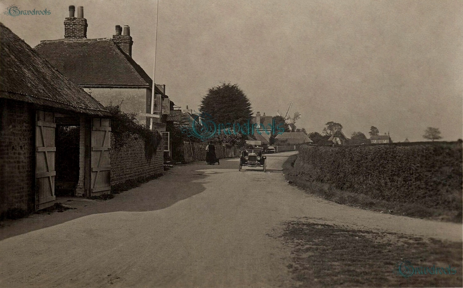 The Bear Inn, Nyetimber, Pagham, Sussex - c.1905-08, click image below to return