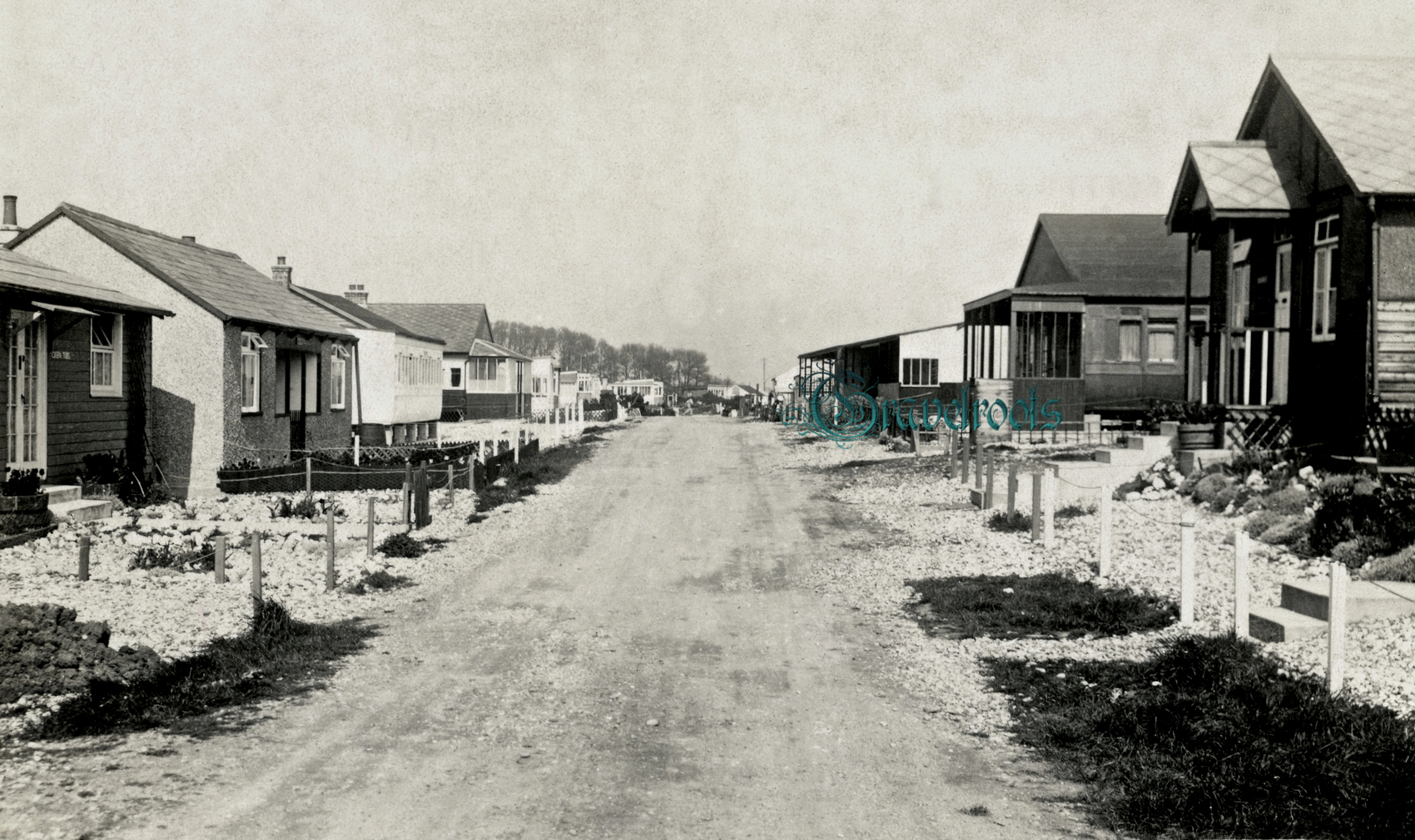  old photo of Beach Estate, Pagham, Sussex - click image below to return