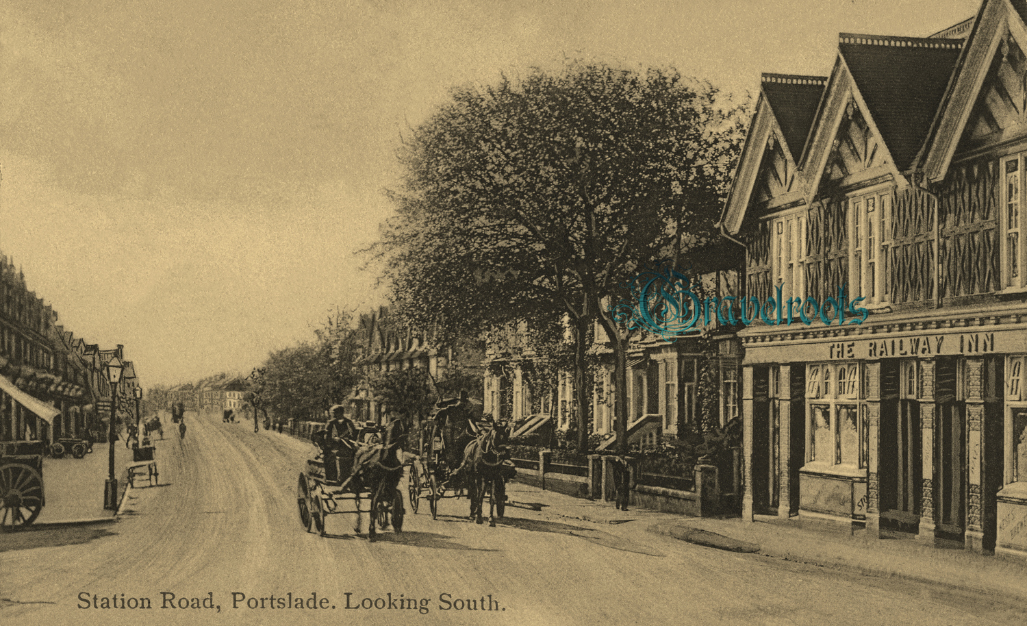 Station Road, Portslade, Sussex  - click image below to return