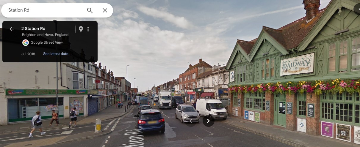 Station Road, Portslade, Sussex - click image to return