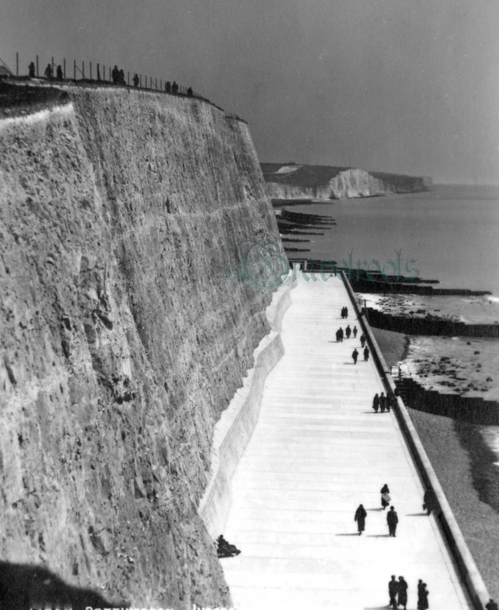 Rottingdean Undercliff Walk, Sussex, c.1958-60 - click image below to return