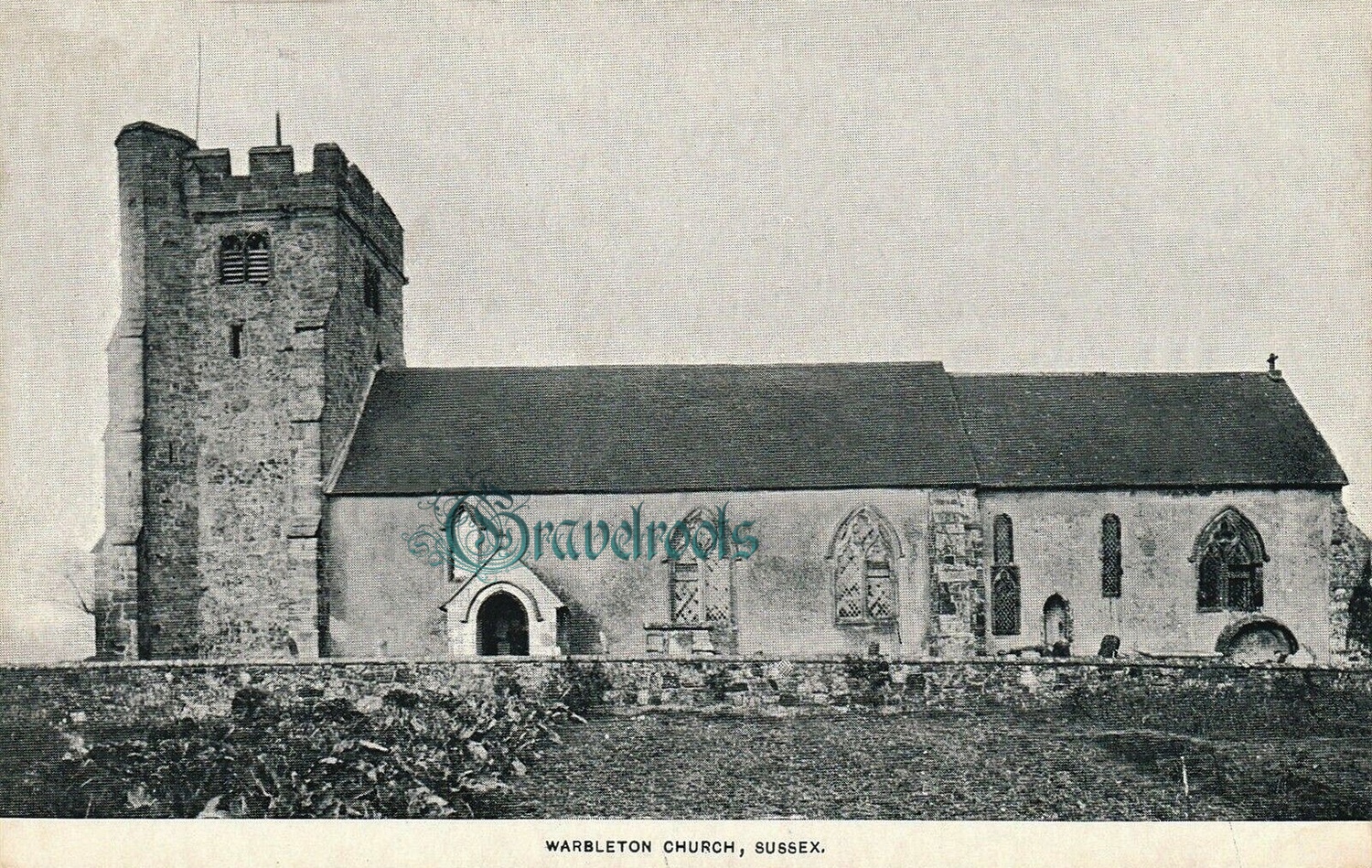 old Social history photos of Warbleton Church, Sussex - click image to return