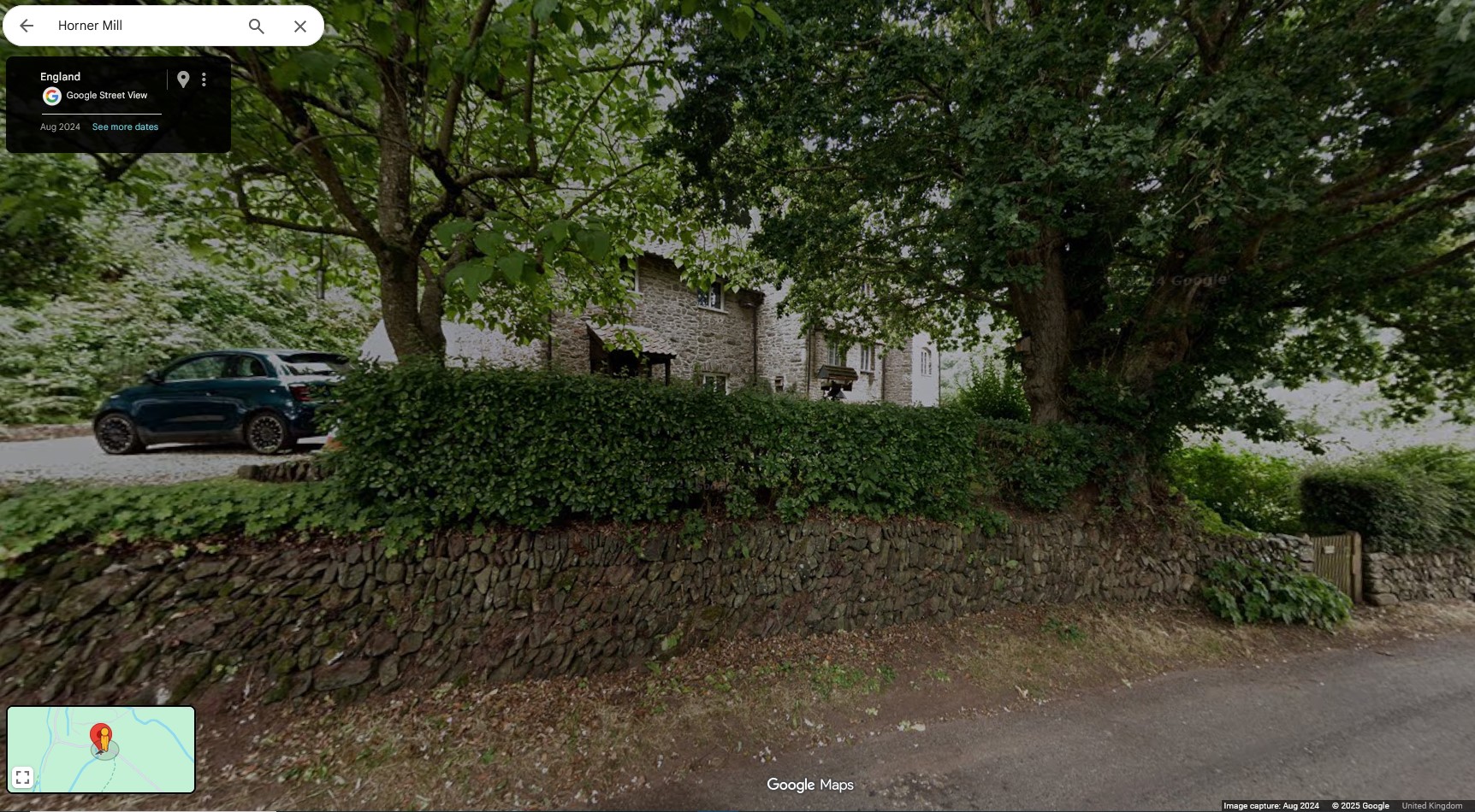 Horner Mill, Horner, Minehead, Somerset - click image to return