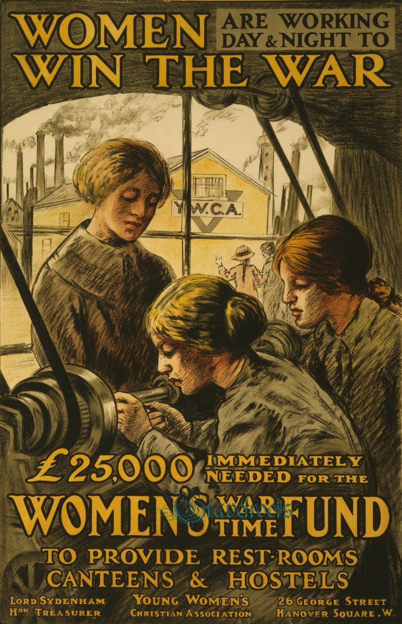 old  Social history photos of Women at War - click image below to return