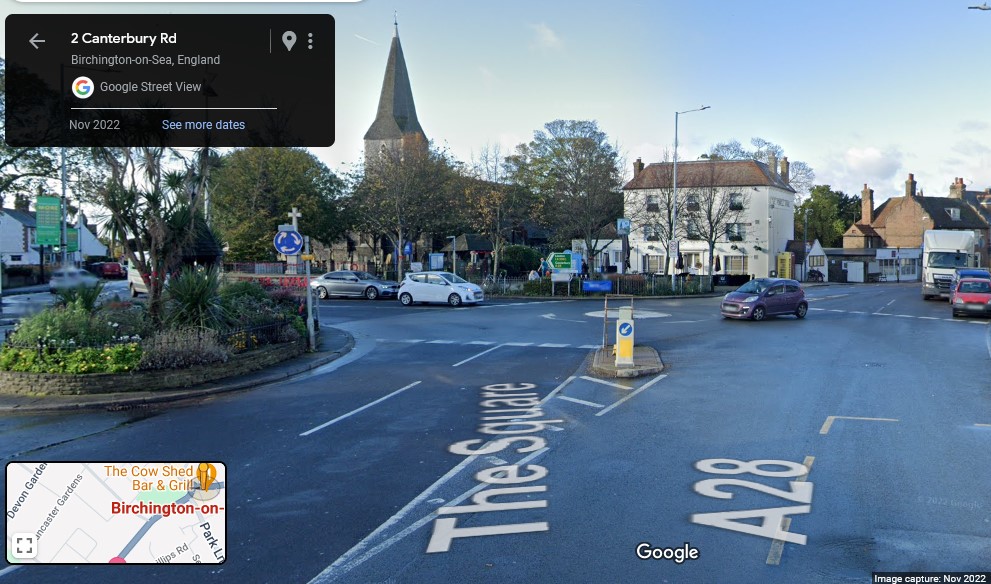 The Square, Birchington-on-sea, Kent - click image to return
