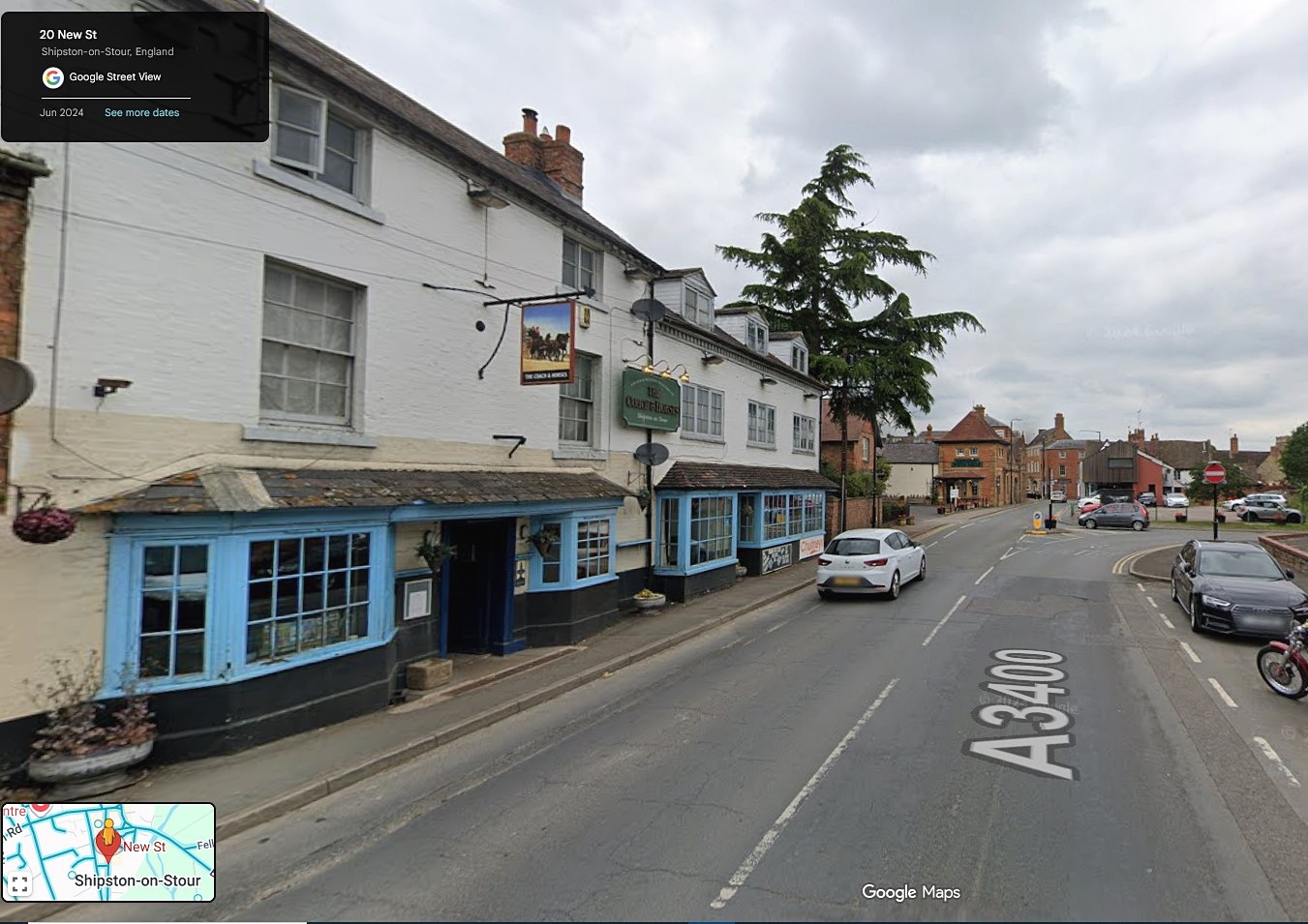 Coach and Horses, New Street, Shipston-on-Stour, Warwickshire - click image to return