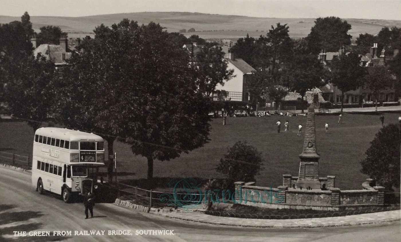 Old photo of The Green, Southwick - click image to return