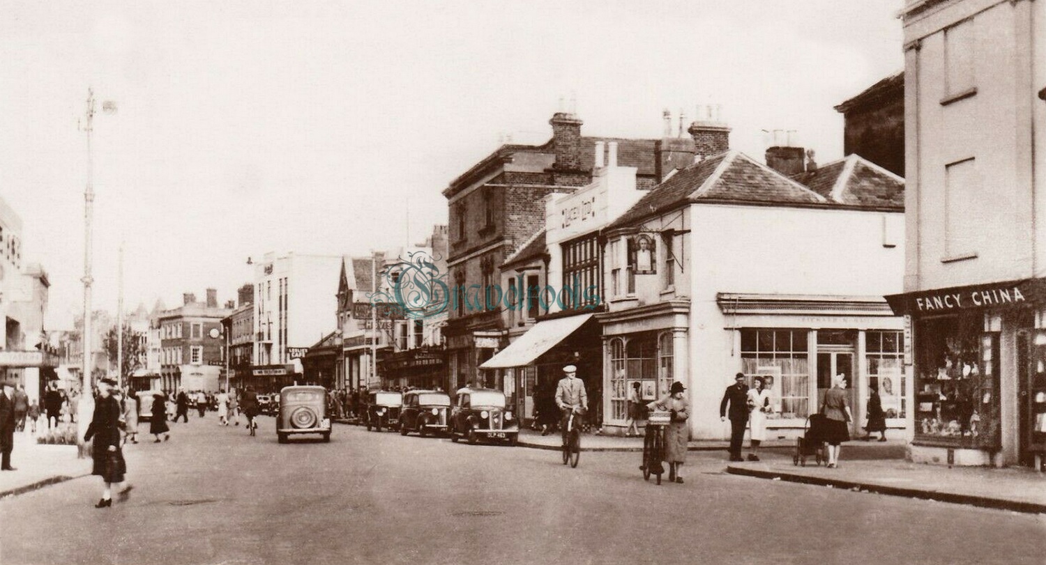 Old photo of High Street, Bognor Regis, Sussex - click to return