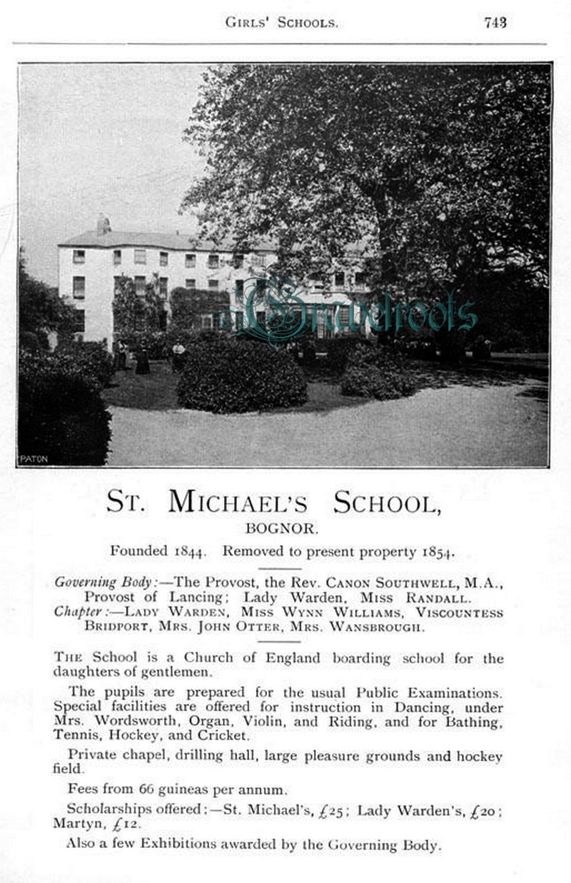 Chapel, St Michaels school for girls, Upper Bognor Road, Bognor - click image to return to album