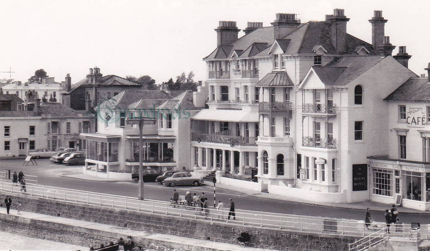 Old photo of Royal Hotel, Bognor Regis, Sussex - further images below