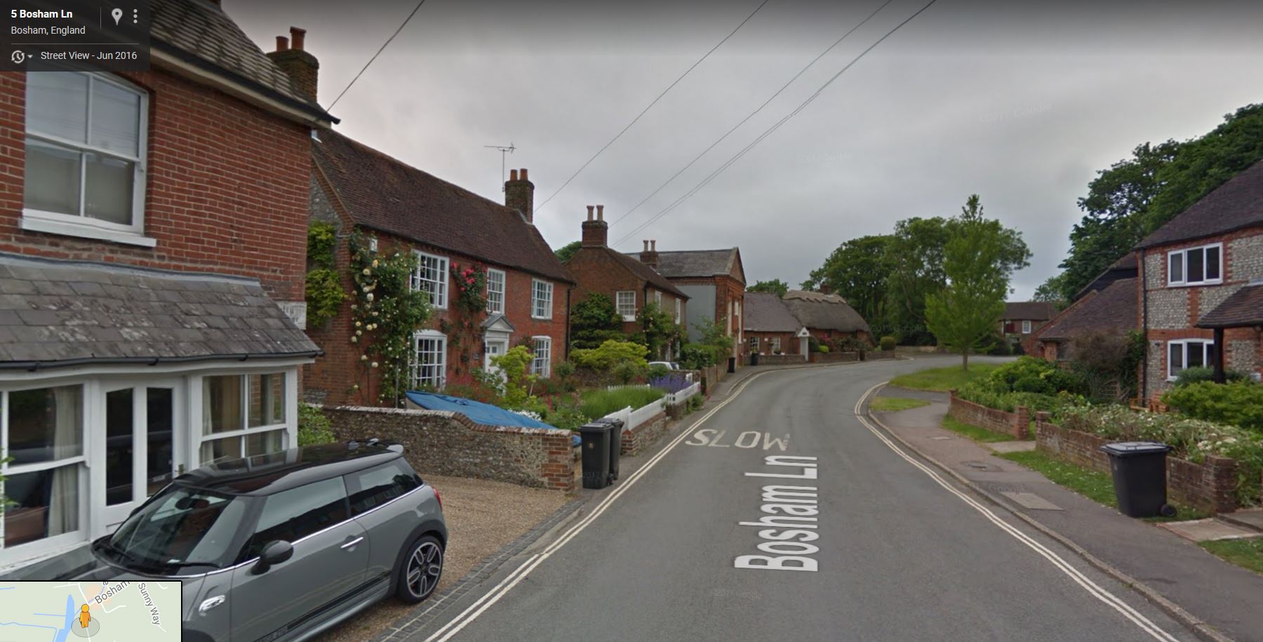 Bosham Lane, Sussex - click image to return
