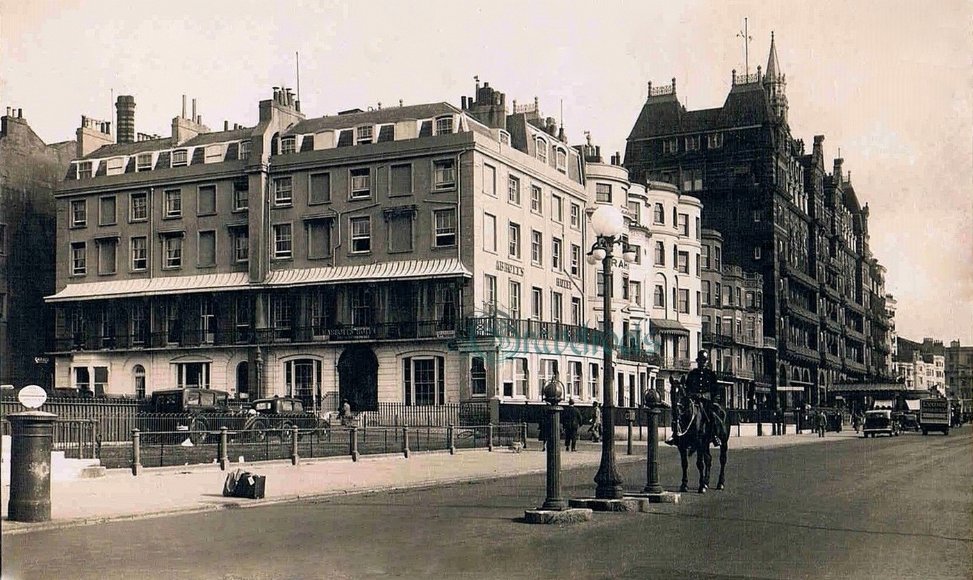 Abbotts Hotel, Kings Road, Old Brighton - click image to return