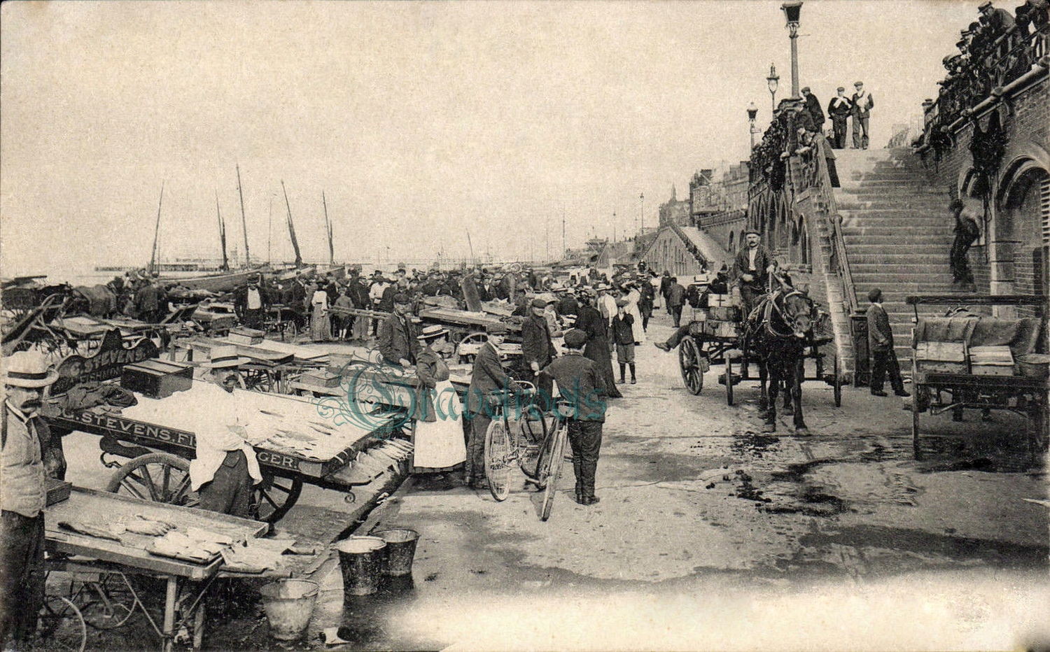 Old Brighton Fish Market photos -  - click image below to return