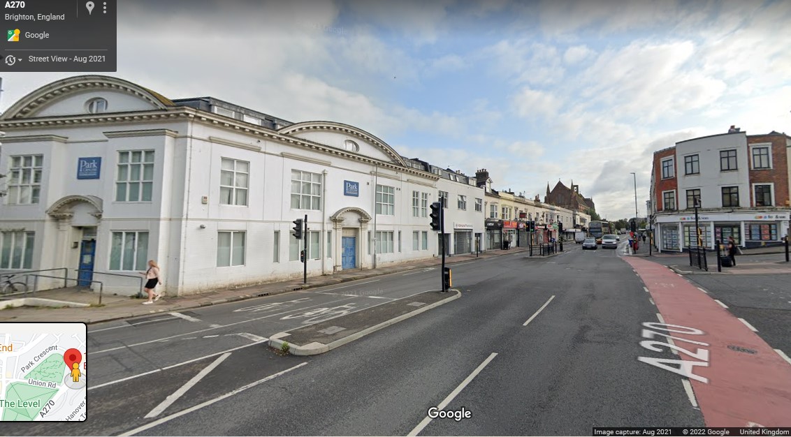 A270, Lewes Road, Brighton - click image to return