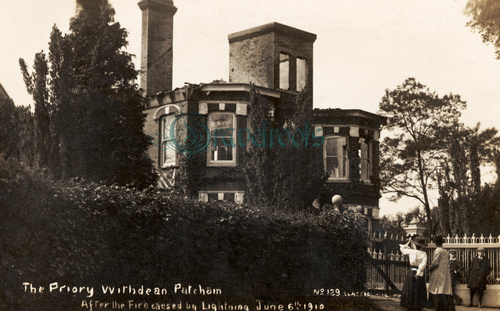 Withdean Priory  Fire