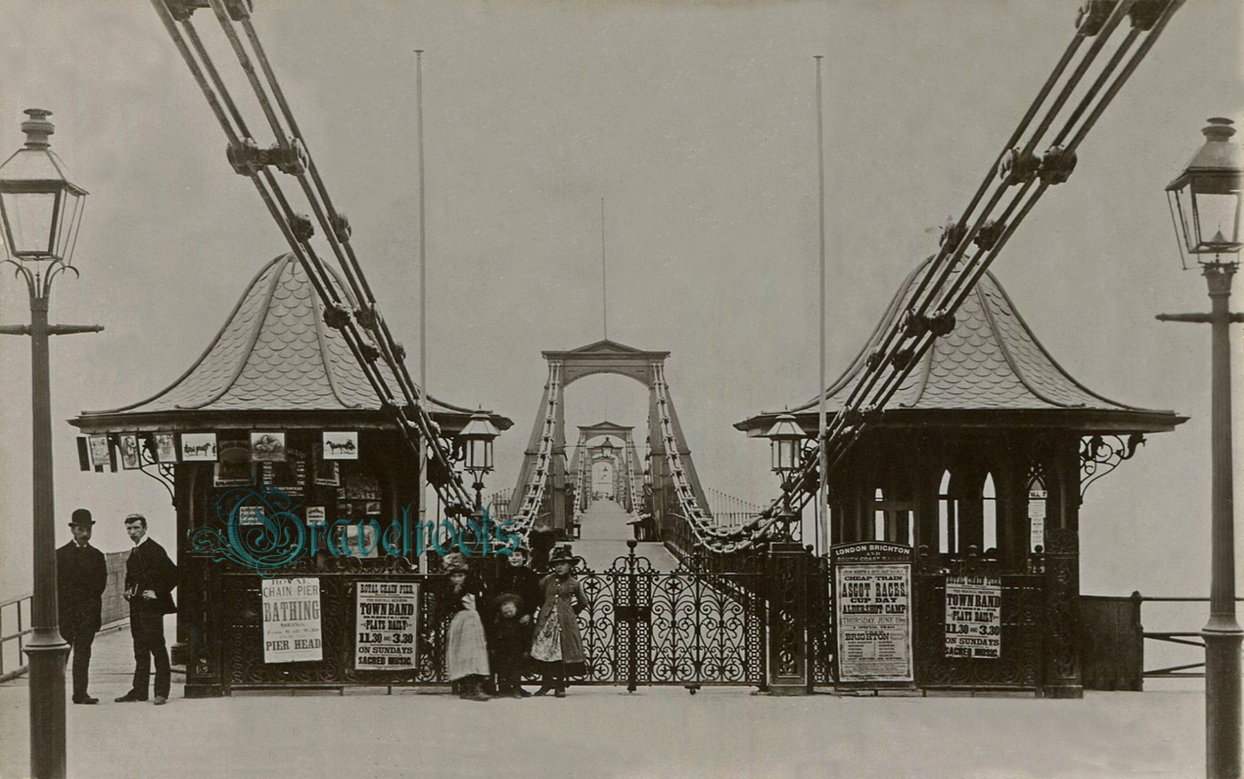 Old Chain Pier, Brighton -  - click image below to return