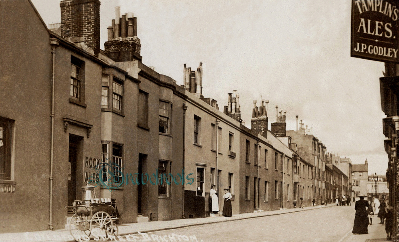 Old Guildford Street, Brighton, Sussex -  - click image below to return