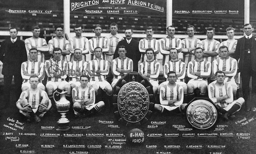 Brighton & Hove Albion Football Club players, 1908-1909 season